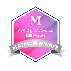 B2B Digital Marketing Agency - AVA Digital Awards - Maven Collective Marketing B2B Website Platinum Winner