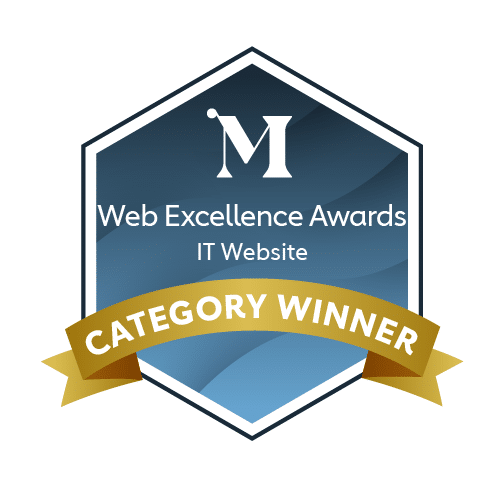 B2B Digital Marketing Agency - Web Excellence Award - Maven Collective Marketing IT Website Winner