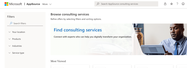 Microsoft AppSource Consulting Services